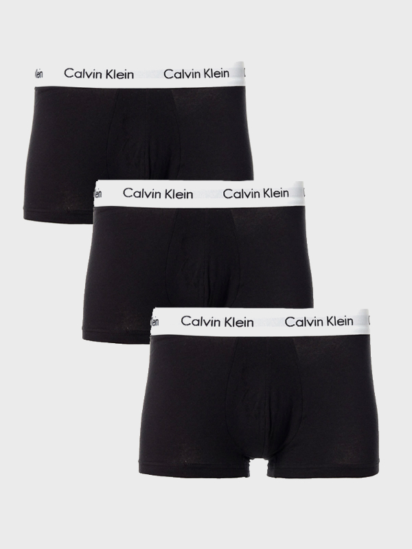 Buy 3 Pack Calvin Klein Black Boxers and Trunks Online - UnderMyWear
